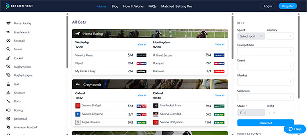 BetConnect Betting Exchange Review | SafeBetting Guide.com